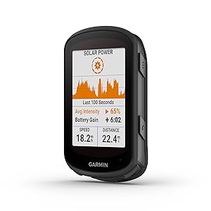 Garmin Edge 540 Solar, Solar-Charging GPS Cycling Computer with Button Controls, Targeted Adaptive Coaching, Advanced Navigation and More