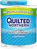 Quilted Northern Ultra Soft & Strong Toilet Paper, Bath Tissue, 24 Count