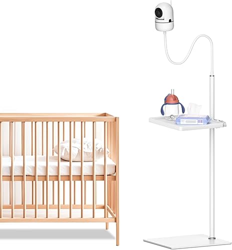 Soporte de cámara de monitor de bebé ajustable en altura para HelloBaby, VTech, Infant Optics DXR-8 y DXR-8 Pro, Nanit Pro Baby Monitor Stand Wr