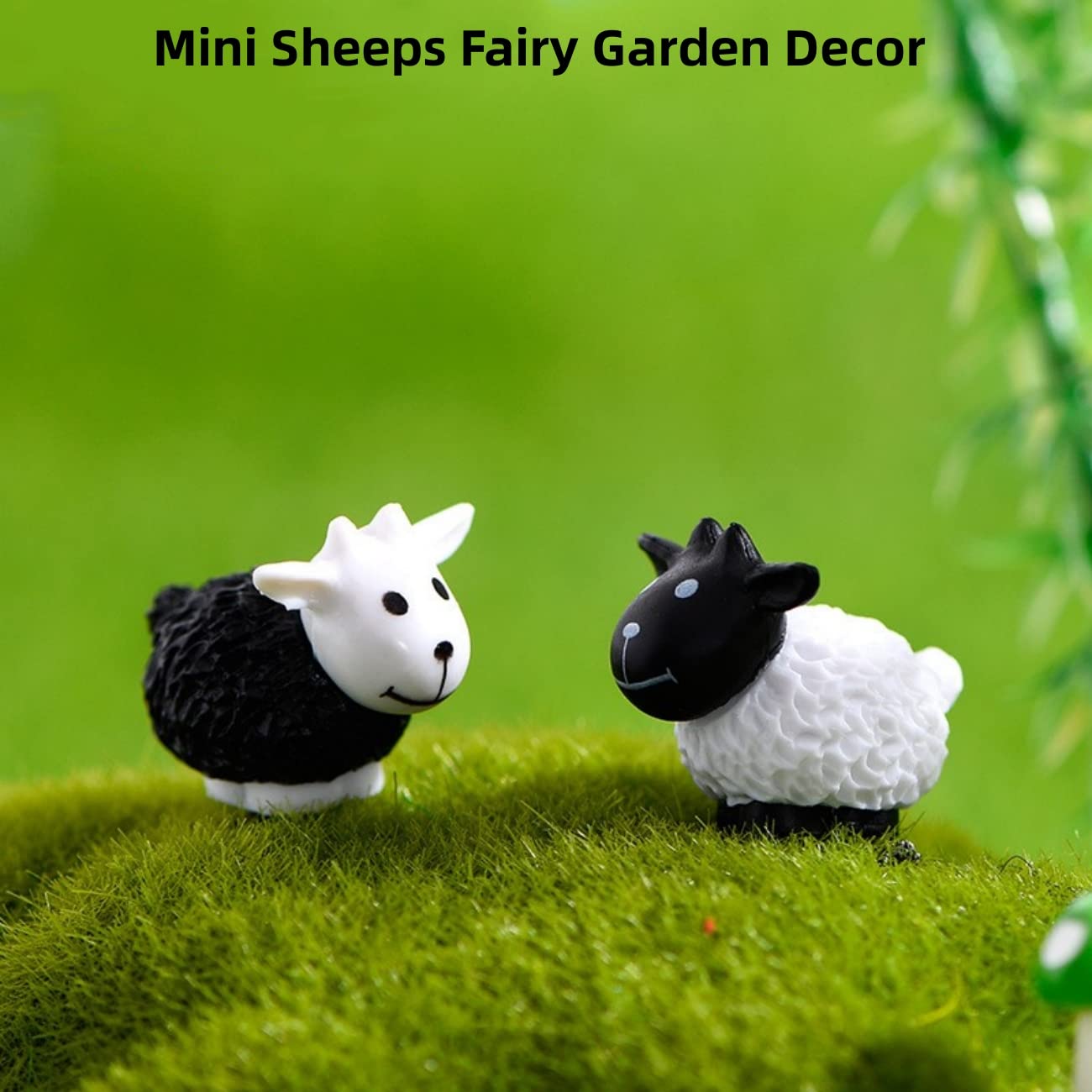YYANGZ 24 Stück Weiße & Schwarze Schwäne – Mini-Figuren Für Feengärten, Terrarien & DIY-Landschaften