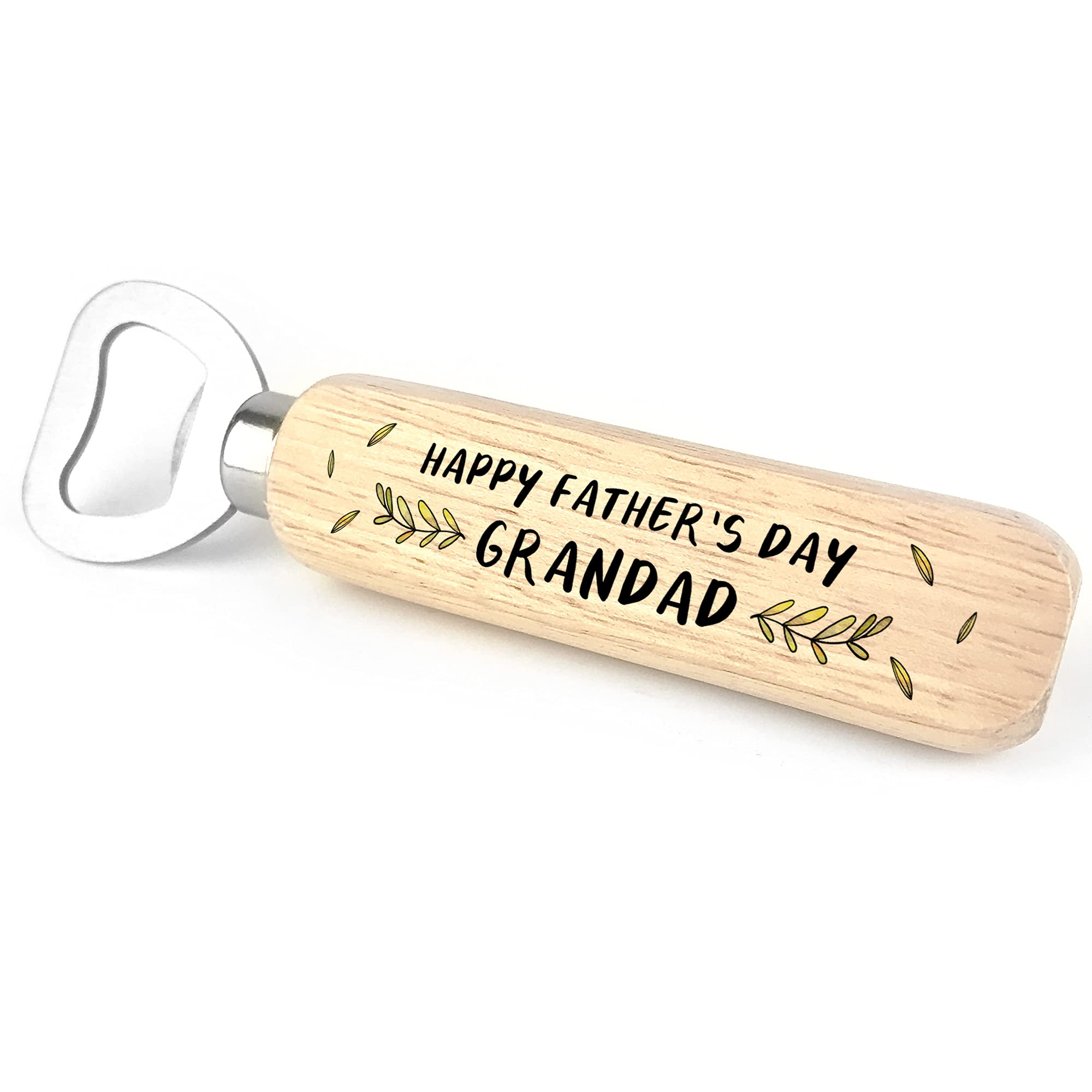 Grandad Wooden Bottle Opener Novelty Fathers Day Gift for Him Keepsake