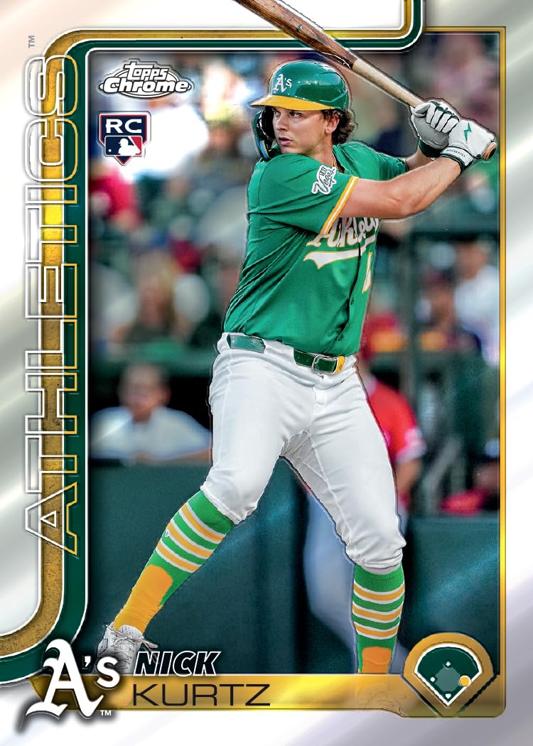 Aggiornamenti Topps Chrome 2025 BB - Sigillato in fabbrica - Scatola di valore