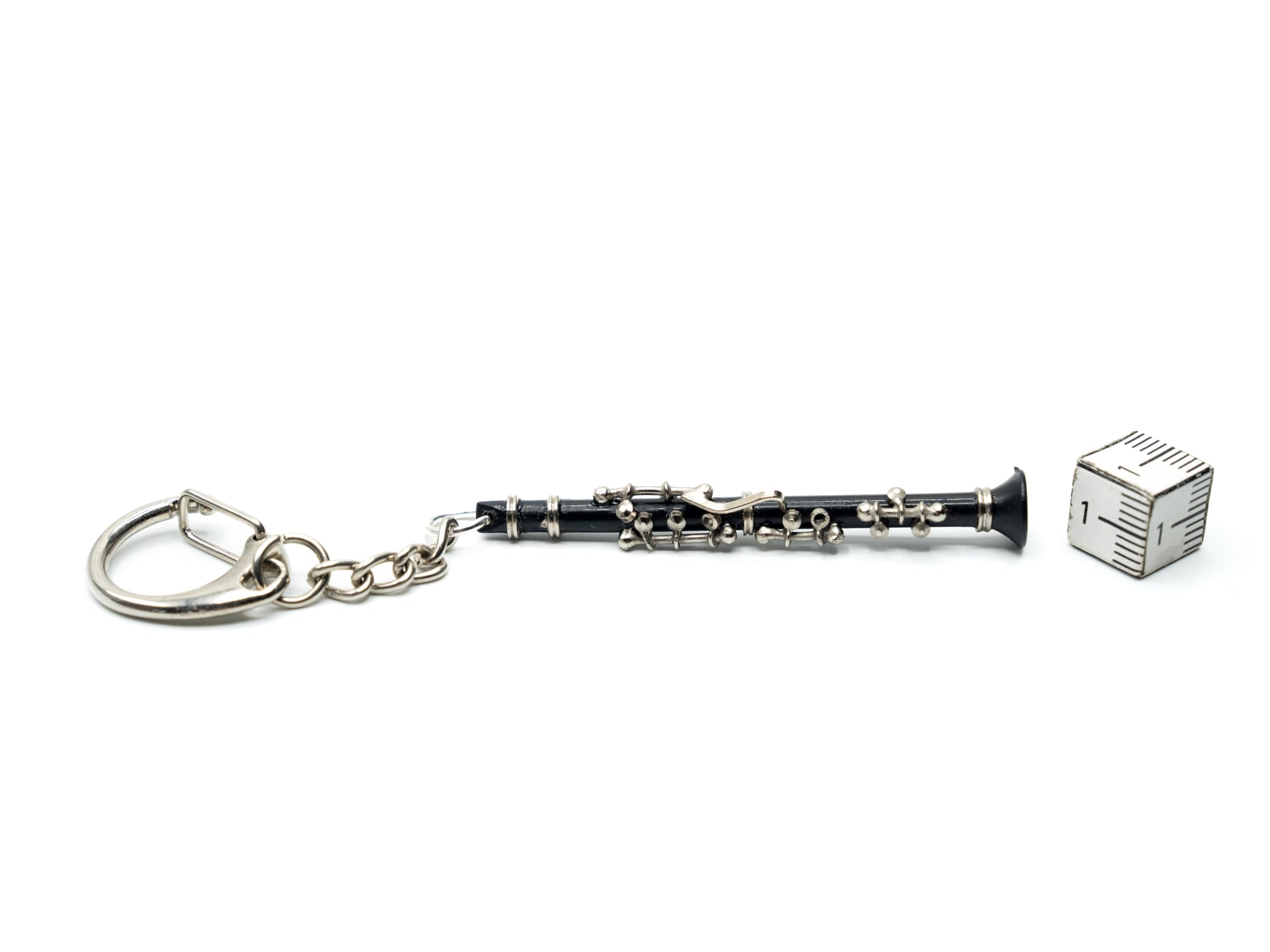 Miniblings Clarinette Flûte traversière traversière Clarinette Trousseau - Pendentif bijoux faits à la main I Porte-clef Porte-clef - Clarinette Flûte traversière clarinettiste