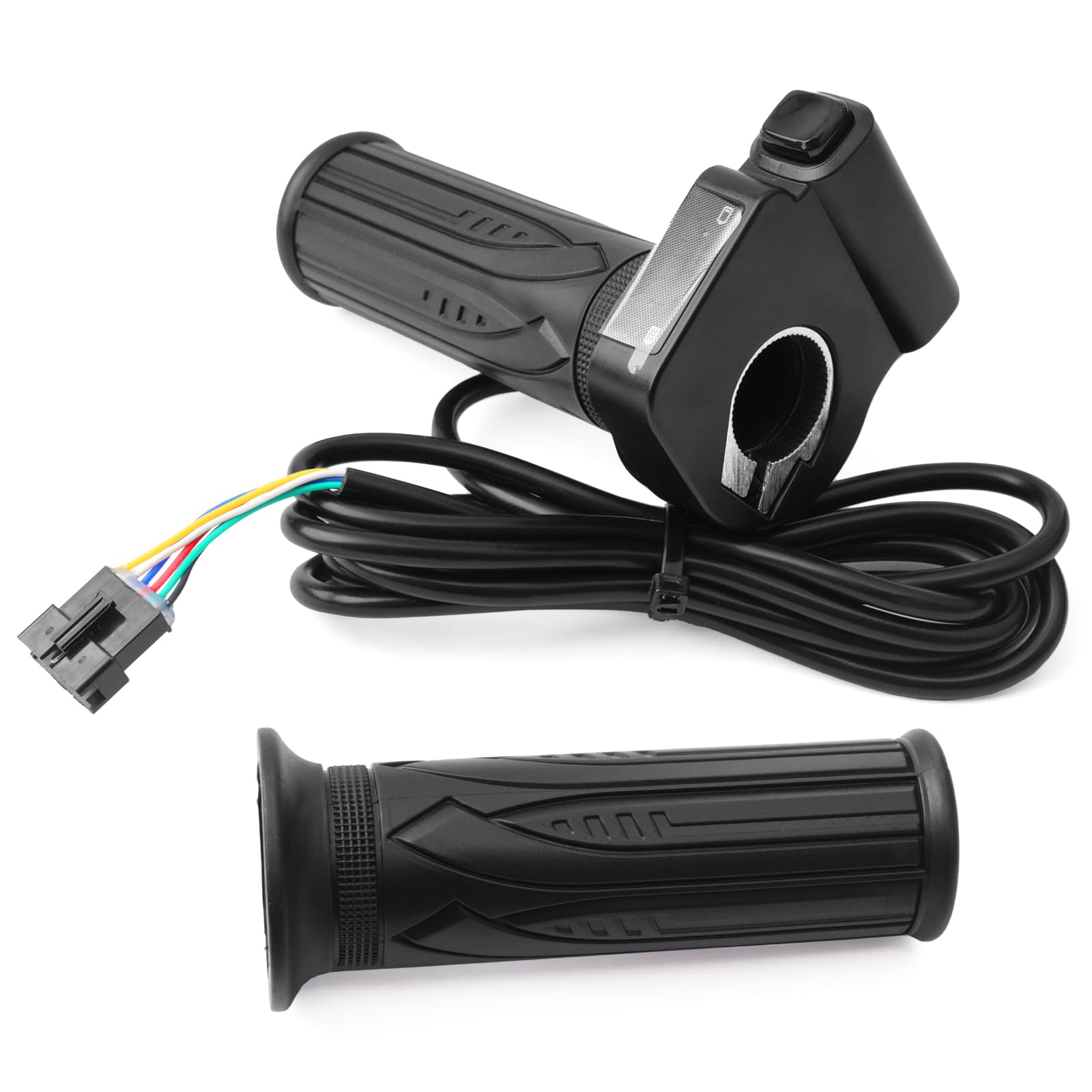 KH-DX Poignée d'accélérateur de rechange pour vélo électrique Jetson Bolt Pro Jetson JX10 Atlas Ancheer Dyu D3F D2F C3 C4, avec écran LCD de tension et bouton régulateur de vitesse 36 V