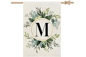 CROWNED BEAUTY Personalized Decorative Flags for Outside: The Perfect Way to Add...