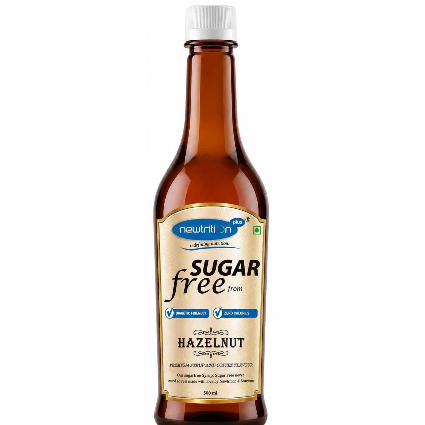 Newtrition Plus Redefining Nutrition - SHAKE & COFFEE MIXER Syrup 500ml, Sugar Free, Zero Carb, Zero Calories, Diet Friendly (500 ml Pack of 1, HAZELNUT)-image-20