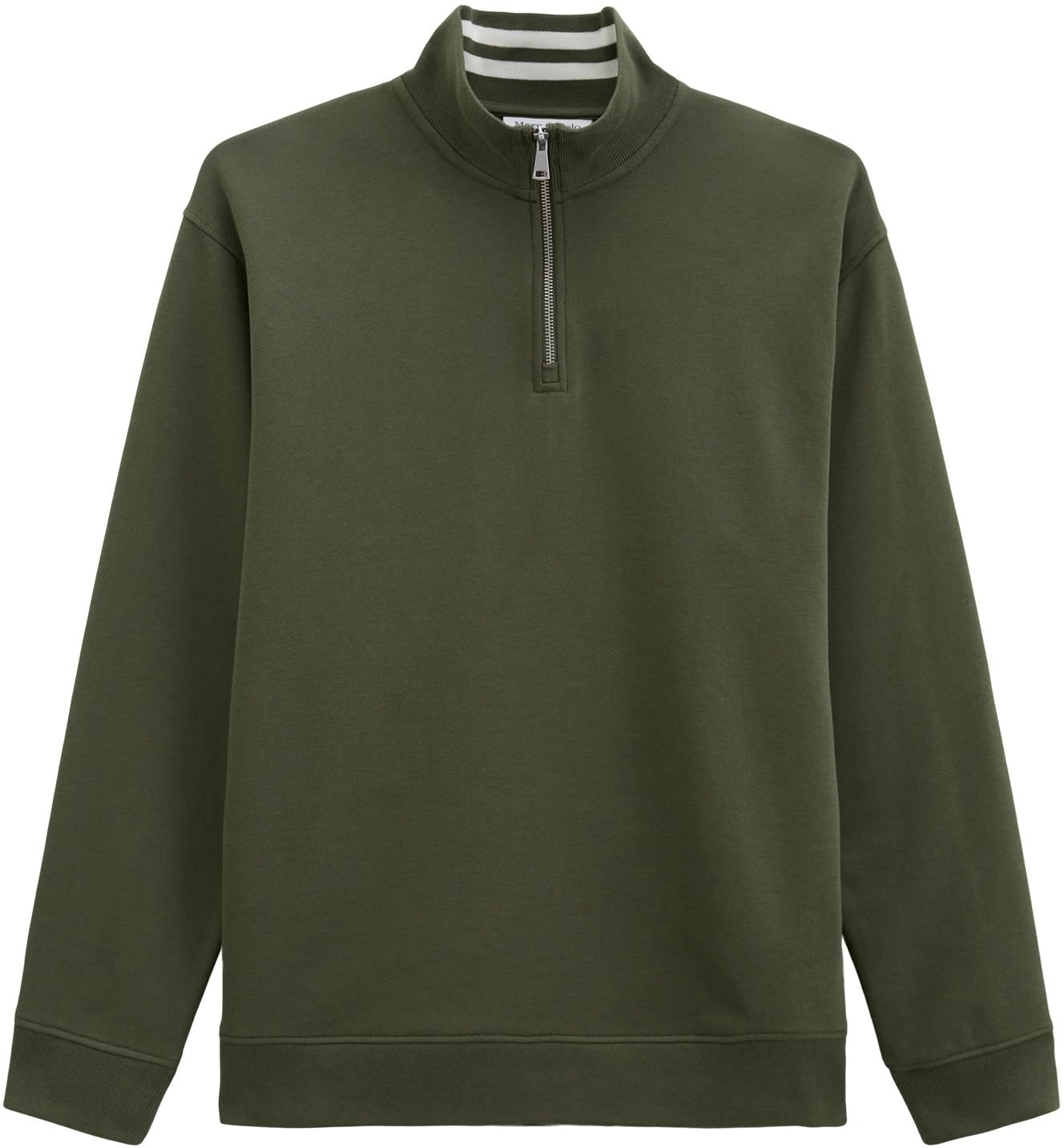 Marc OߴPolo Denim Uomo Maglia Troyer in Cotone bio Relaxed Fit