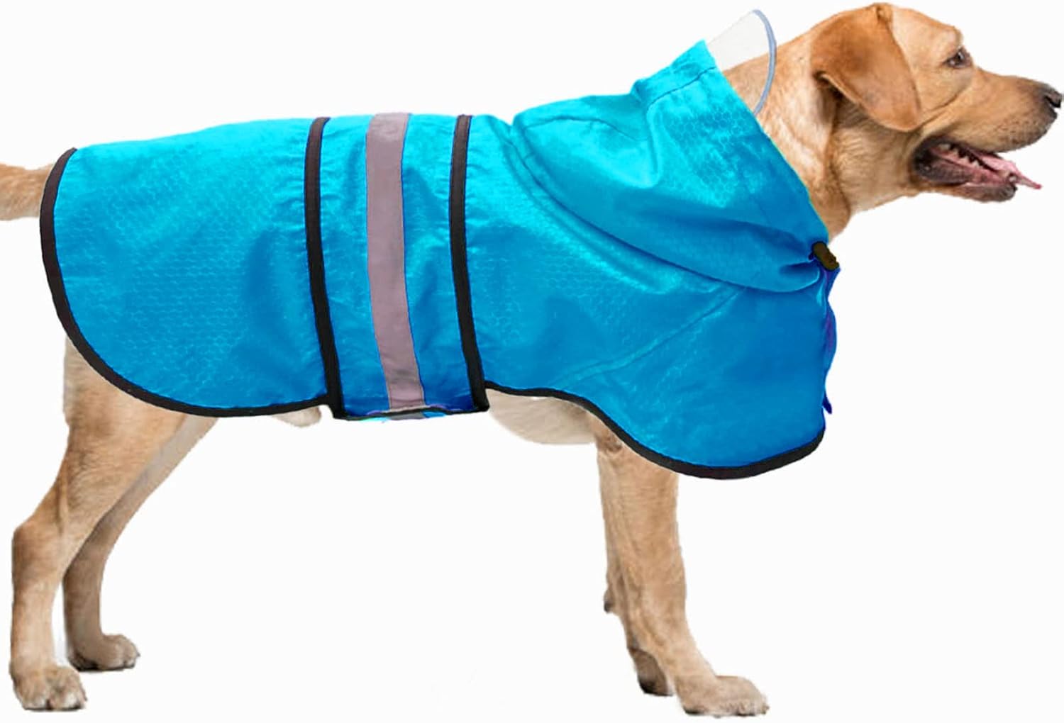 Dadanfly lightweight waterproof dog rain jacket with hood