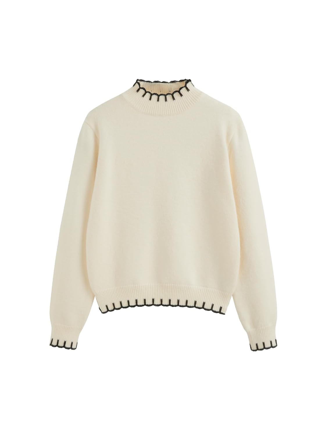 CIDER Womens Elegant Turtle Neck Sweater Winter Casual Knit Pullover Tops
