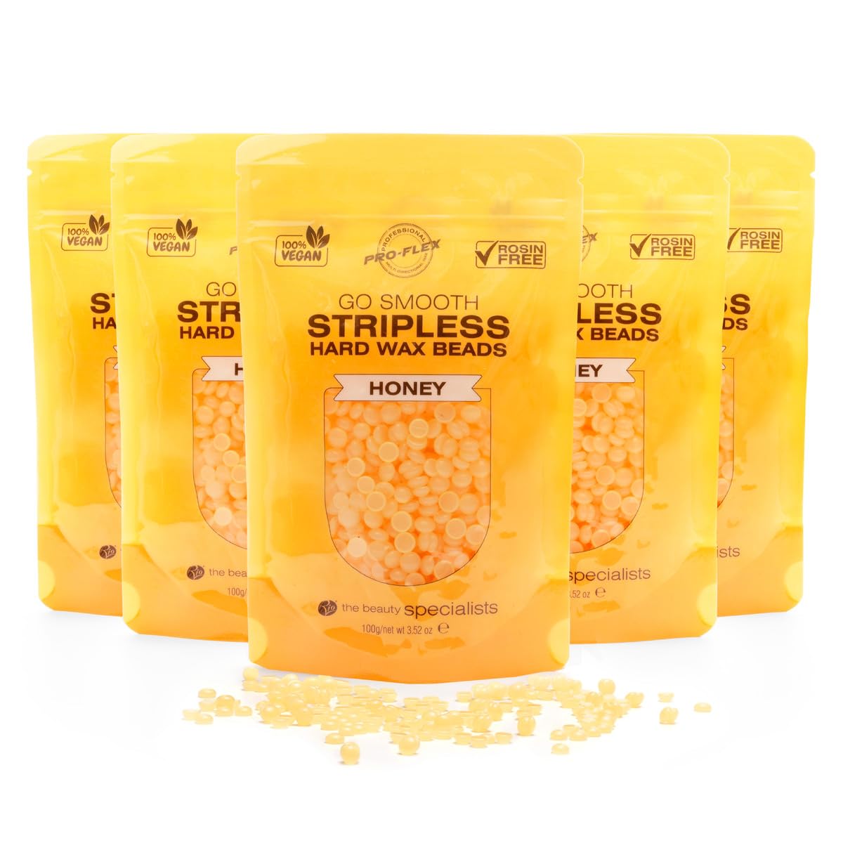 Wax Beads (5 x 100g, Honey)