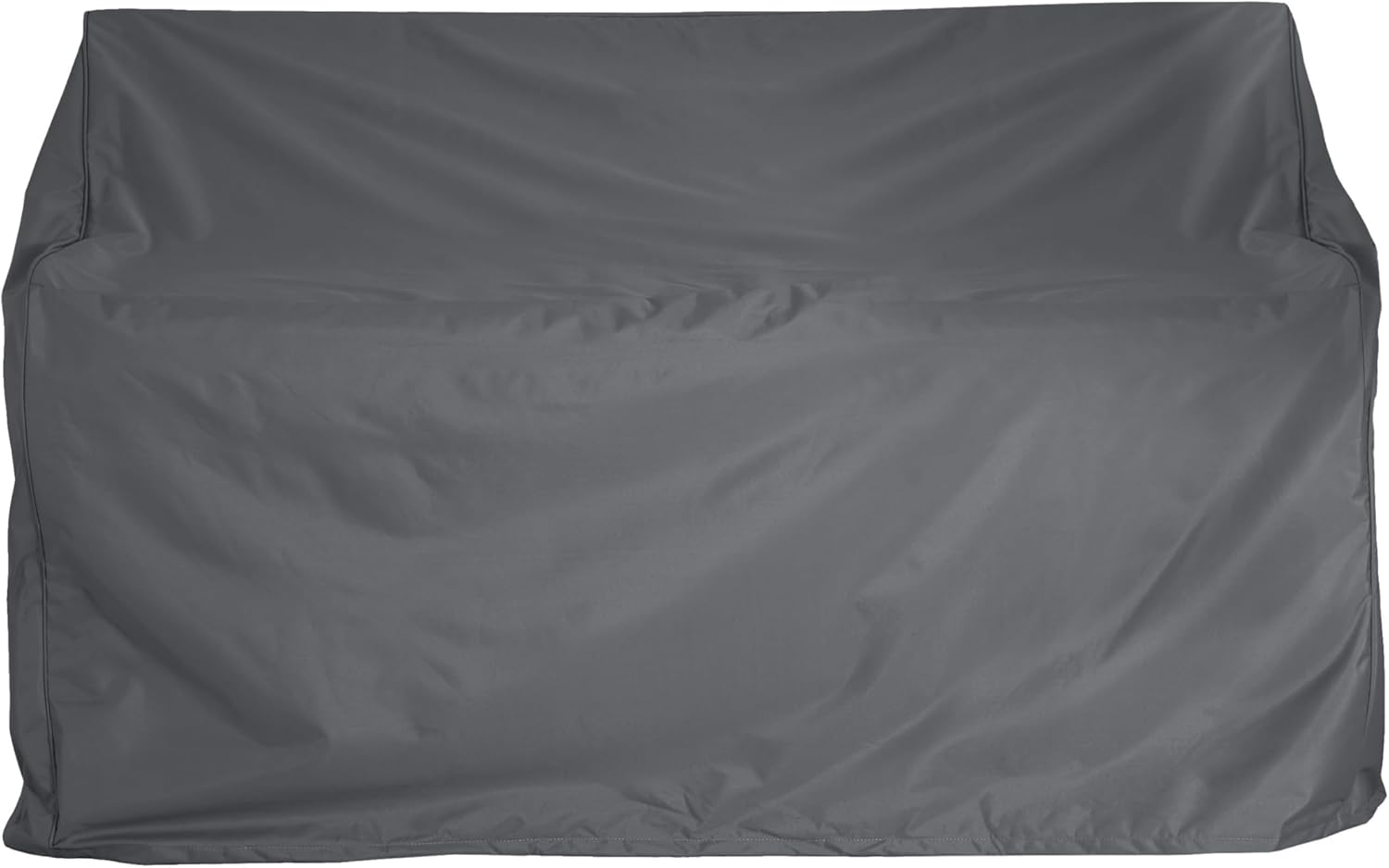 Tidyard Shield Outdoor Loveseat Cover, Dark Gray - Heavy Duty Weatherproof Patio Sofa Protector with UV & Water Resistance, Reinforced Seams, Air Vents, Adjustable Straps