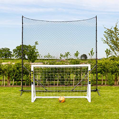 Stop That Ball System [5 Sizes] | Freestanding Ball Stop Netting For Backyard | Soccer Ball Stopping Net System - Behind Goal Soccer Net | Soccer Rebounder (01. 10Ft Wide) #TOP2