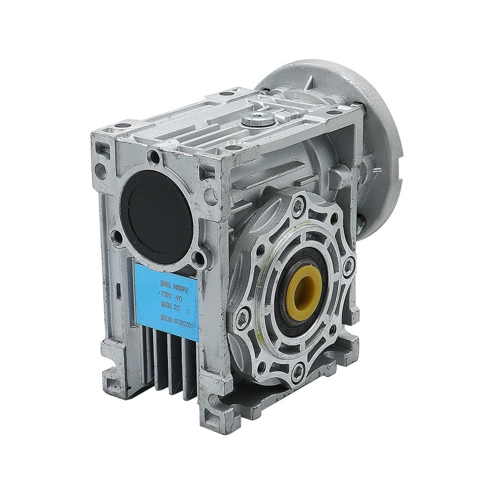 Silnik Krokowy, NMRV040 Reduktor przekładni ślimakowej z uziemionym kołnierzem IEC 71B5 71B14 63B5 63B14 56B5 i 9mm 11mm 14mm otwór wału wejściowego 18mm na zewnątrz(Ratio 60,71B5 Flange)