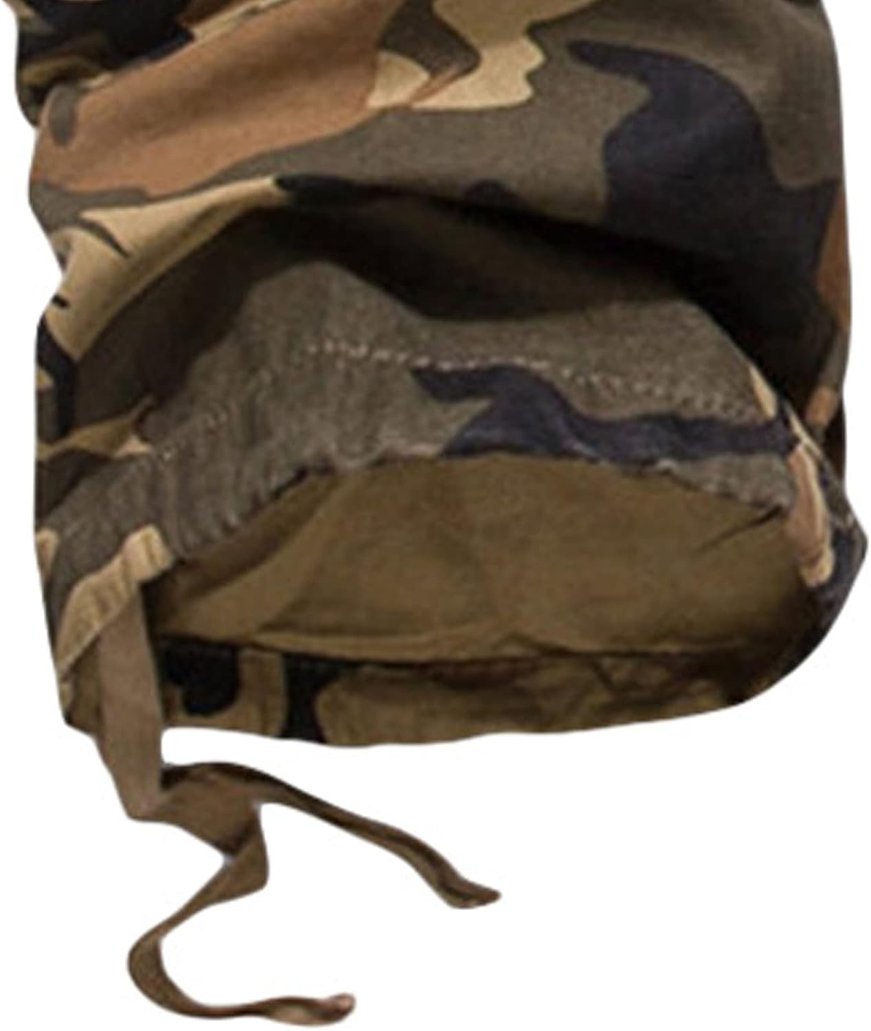 Men's Straight-Fit Vintage Stretch Cargo Pant Casual Military Army Camo Cotton Camouflage Pants with Pockets