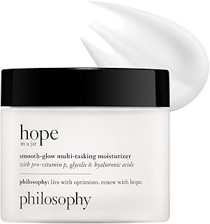 hope in a jar smooth-glow multi-tasking face moisturizer - with pro-vitamin P, glycolic & hyaluronic acid - provides deep & long-lasting hydration & smoother, radiant skin