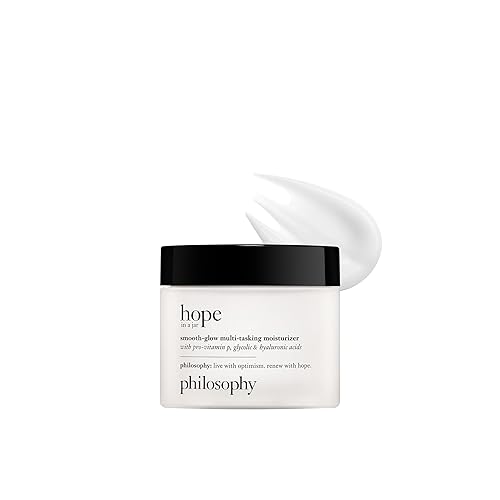 Miniatura 1 de philosophy Hope in a Jar - Hidratante facial multitarea de brillo suave, con provitamina P, ácido glicólico y ácido hialurónico, proporciona una