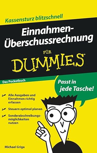 Preisvergleich Produktbild Einnahmenüberschussrechnung für Dummies Das Pocketbuch: Kassensturz blitzschnell. Das Pocketbuch