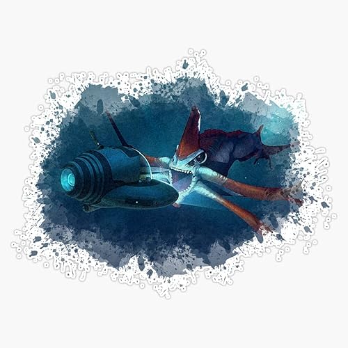Subnautica - Adhesivo de vinilo para parachoques (5")
