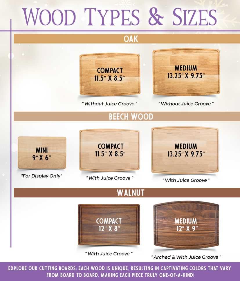 Miniatura 7 de Customized Wood Cutting Boards - Custom Engraved Wooden Chopping Block for Kitchen - Unique Personalized Gift Ideas for Christmas, Thanksgiving, New