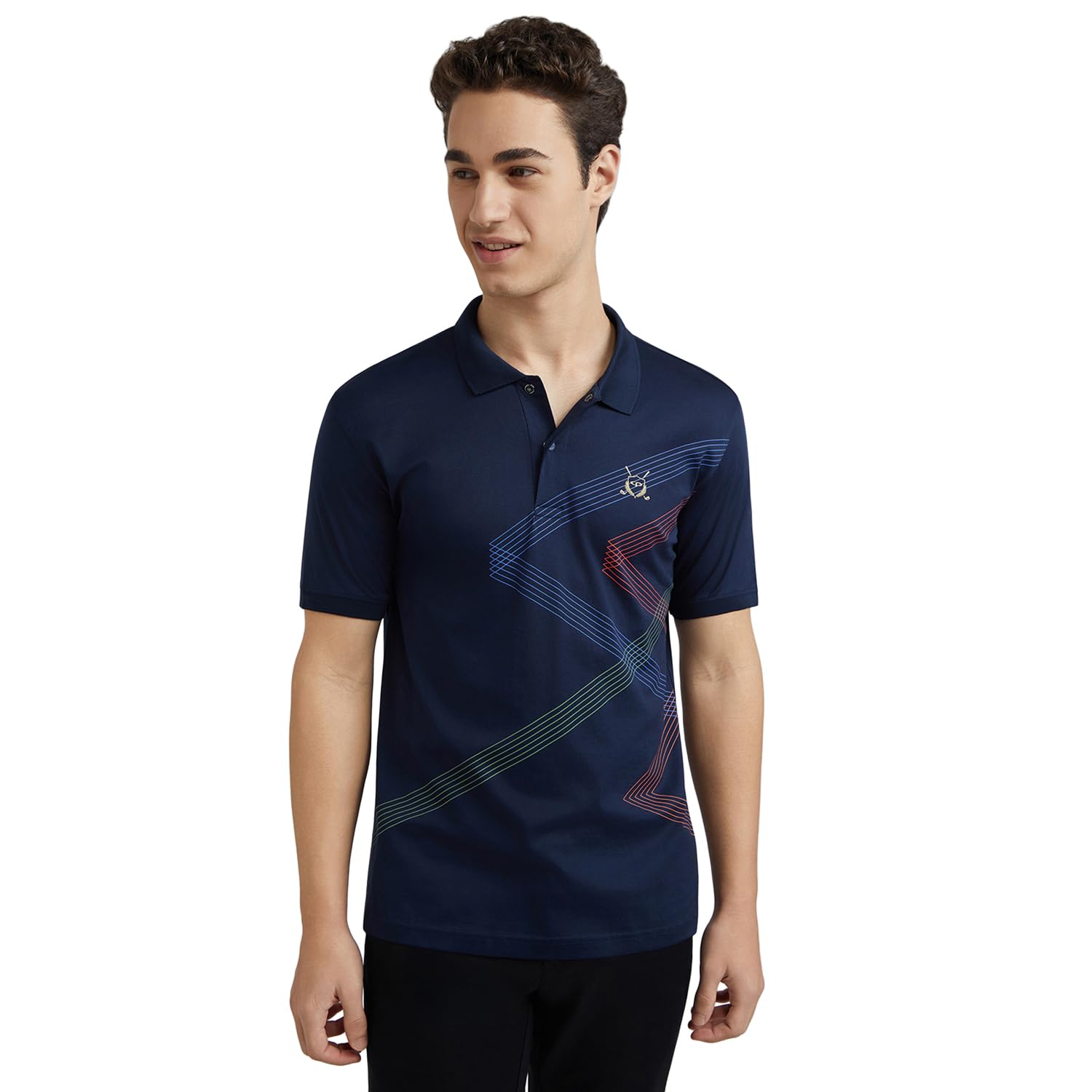 colorplus Tailored Navy T-Shirt for Men-picture-49