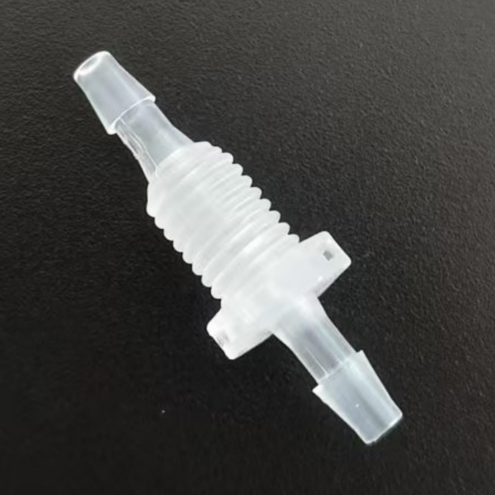 Conectores de púas for manguera plástico reutilizables, conectores PP for acuario, laboratorio y jardín, 50 Uds(3/32inch-1/4-28UNF Male Thread)