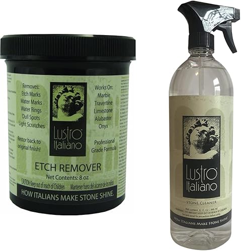 Miniatura 8 de Lustro Italiano Removedor de grabado, 8 onzas y juego