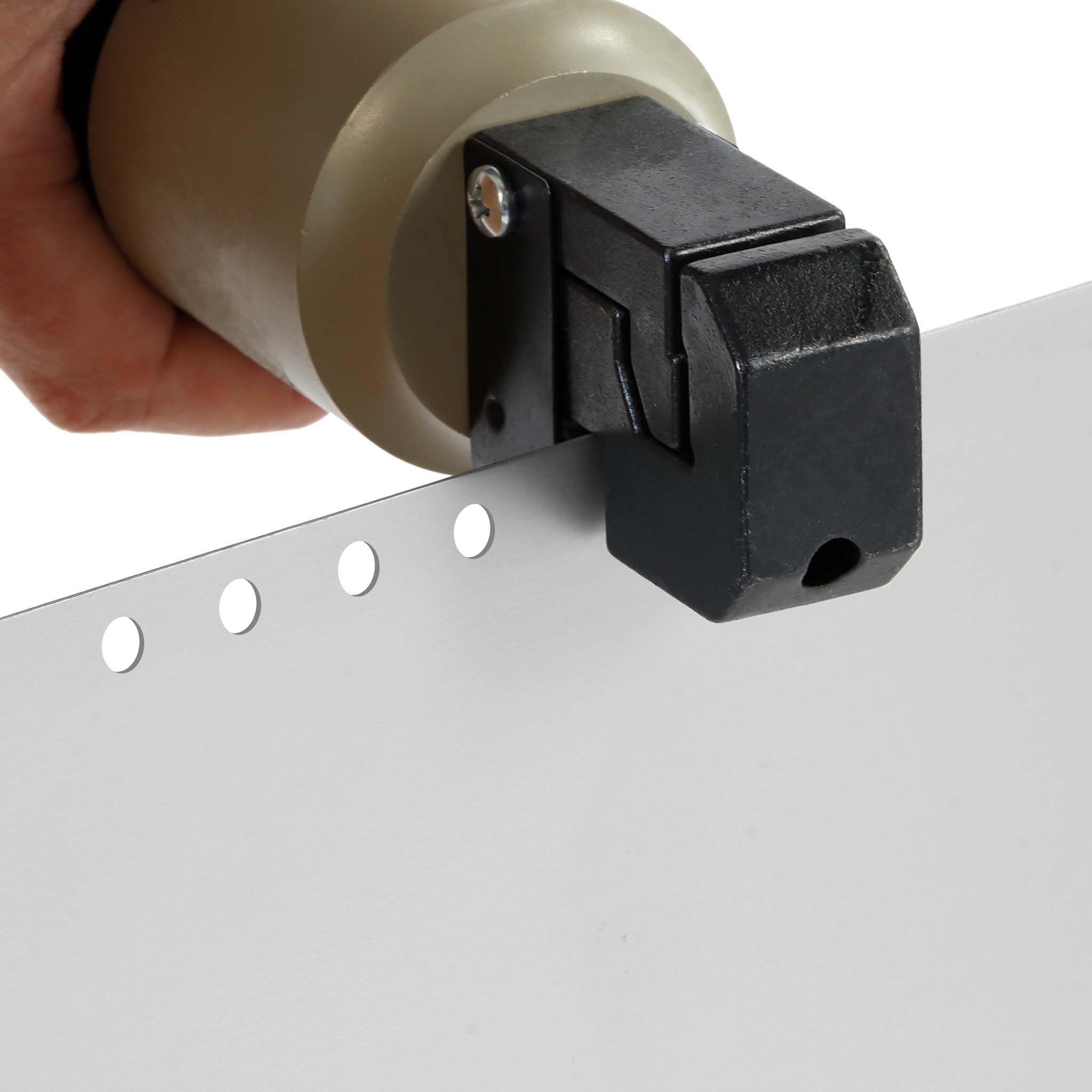 XPOtool Dobladora perforadora de aire comprimido para chapa y carrocería con punzón 5mm pliegue 13 mm