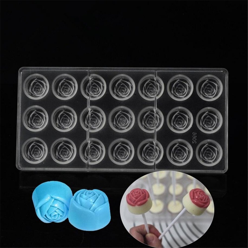 Ecosway 21 Trous River Escargot En Forme De 3d Moule à Chocolat En Polycarbonate Transparent Jelly Candy Qui Moule DIY Moules à Chocolat Sweet Candy Moule à Chocolat Pâtisserie Outils