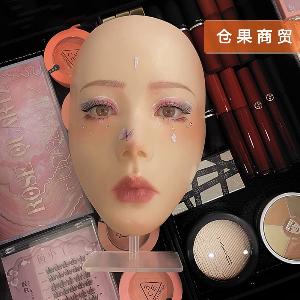 Amazon | 化粧メイク練習用マネキン目顔人形ヘッド眉毛アートメイク 