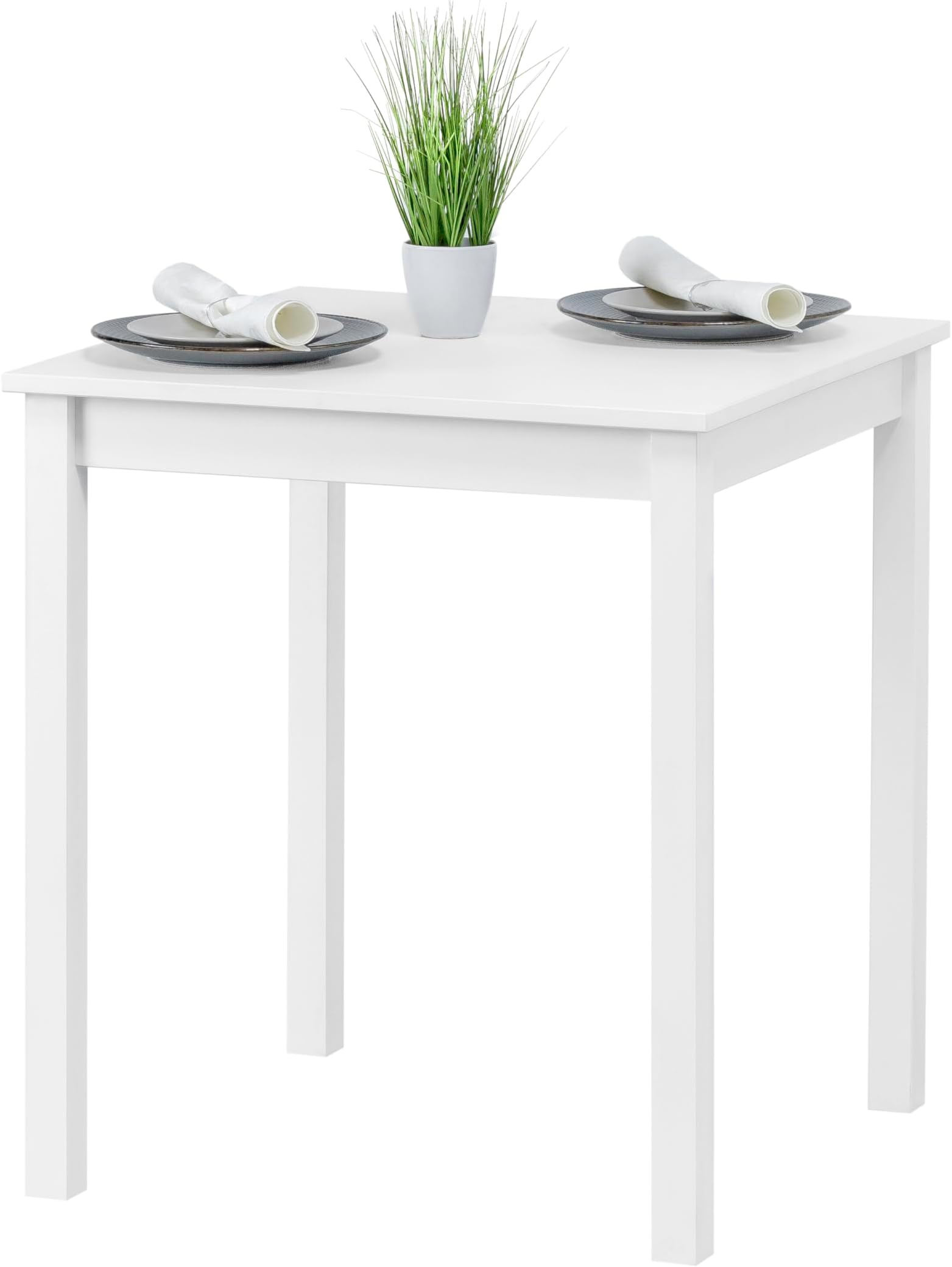 IDMarket Esstisch Alix Rund - 80cm Weiß Mit Spinnenfuß Für 4 Personen