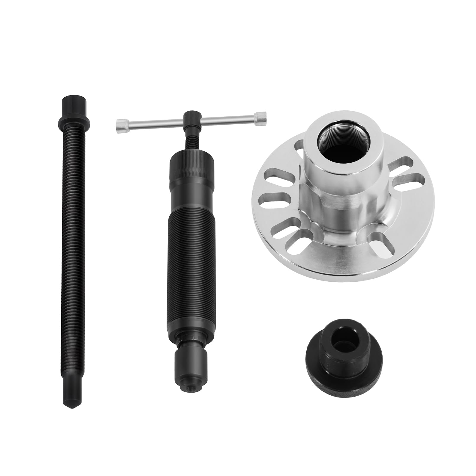 10T Hydraulischer Radlager Abzieher Werkzeug Satz Ausdrücker Satz, Radnaben Abzieher Set für Radlager u. Radnaben für 4- u. 5 Loch mit einem Lochkreis von 96 – 125 mm (Blau)