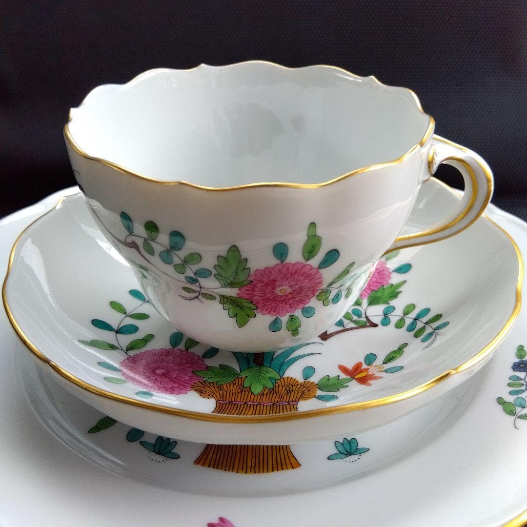 極美品 Meissen マイセン 柿右衛門 トリオ カップ&ソーサー 極美品 Meissen マイセン 柿右衛門 トリオ カップ&ソーサー