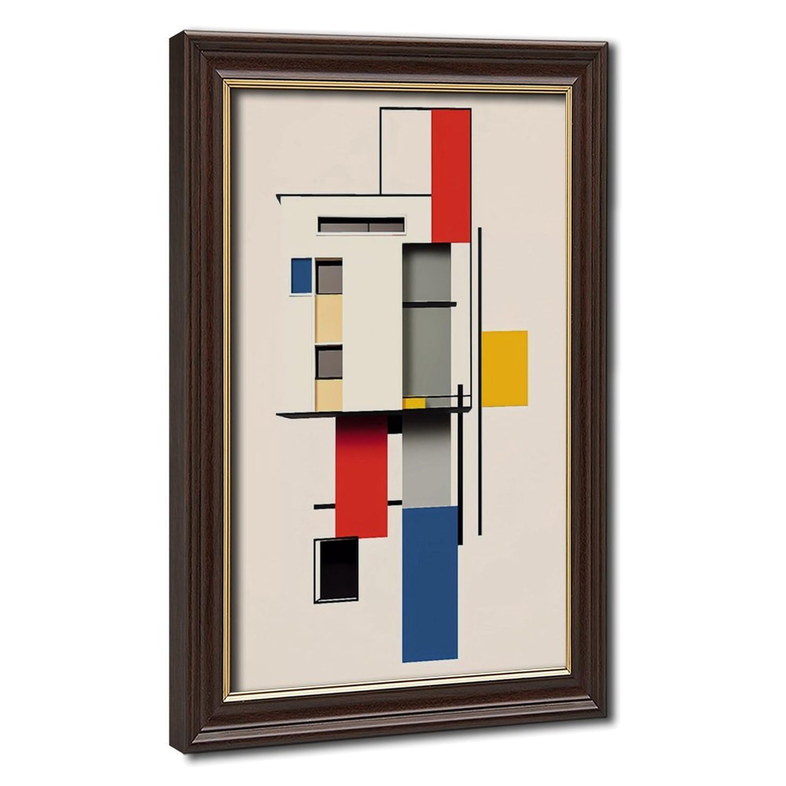 Bareronor Abstract Geometric Canvas Poster Bedroom Decor Landscape Office Room Decor Gift 20" L X 30" W