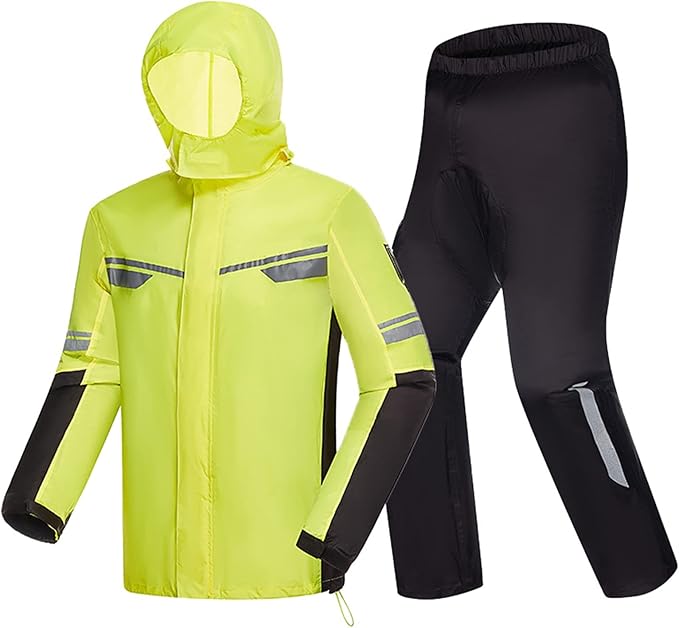 Traje De Pantalón De Lluvia Impermeable Para Montar En Motocicleta
