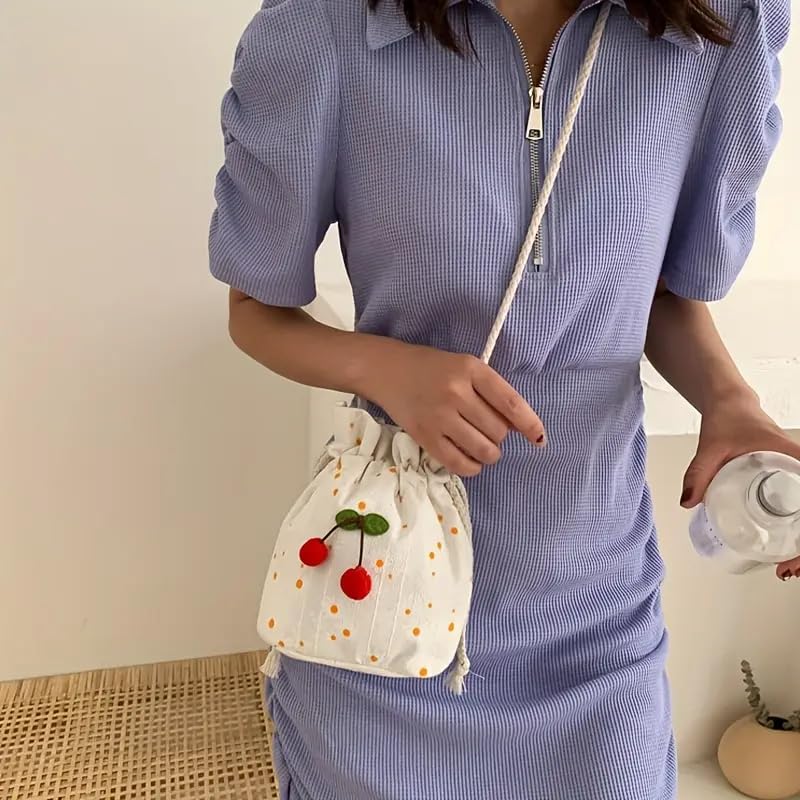 Casual Shoulder Bag for Women, Large Capacity Knitted Tote Bag with Heart Design, Perfect for Everyday Use, Tote Bag3