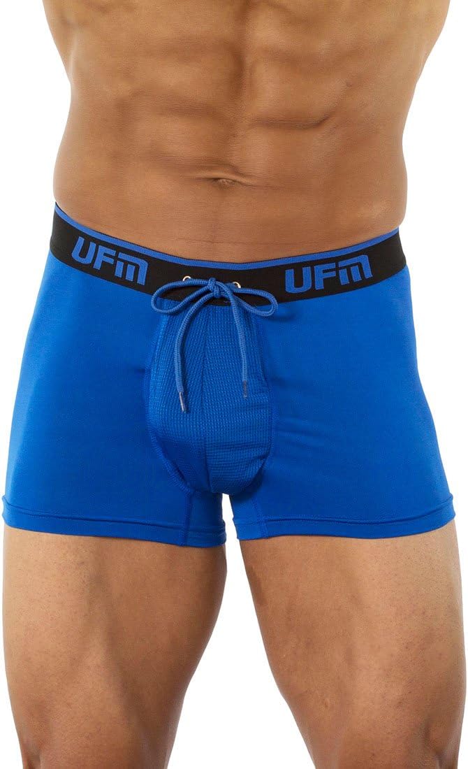 UFM Men’s Polyester Trunk w/Patented Adjustable Support Pouch Underwear for Men