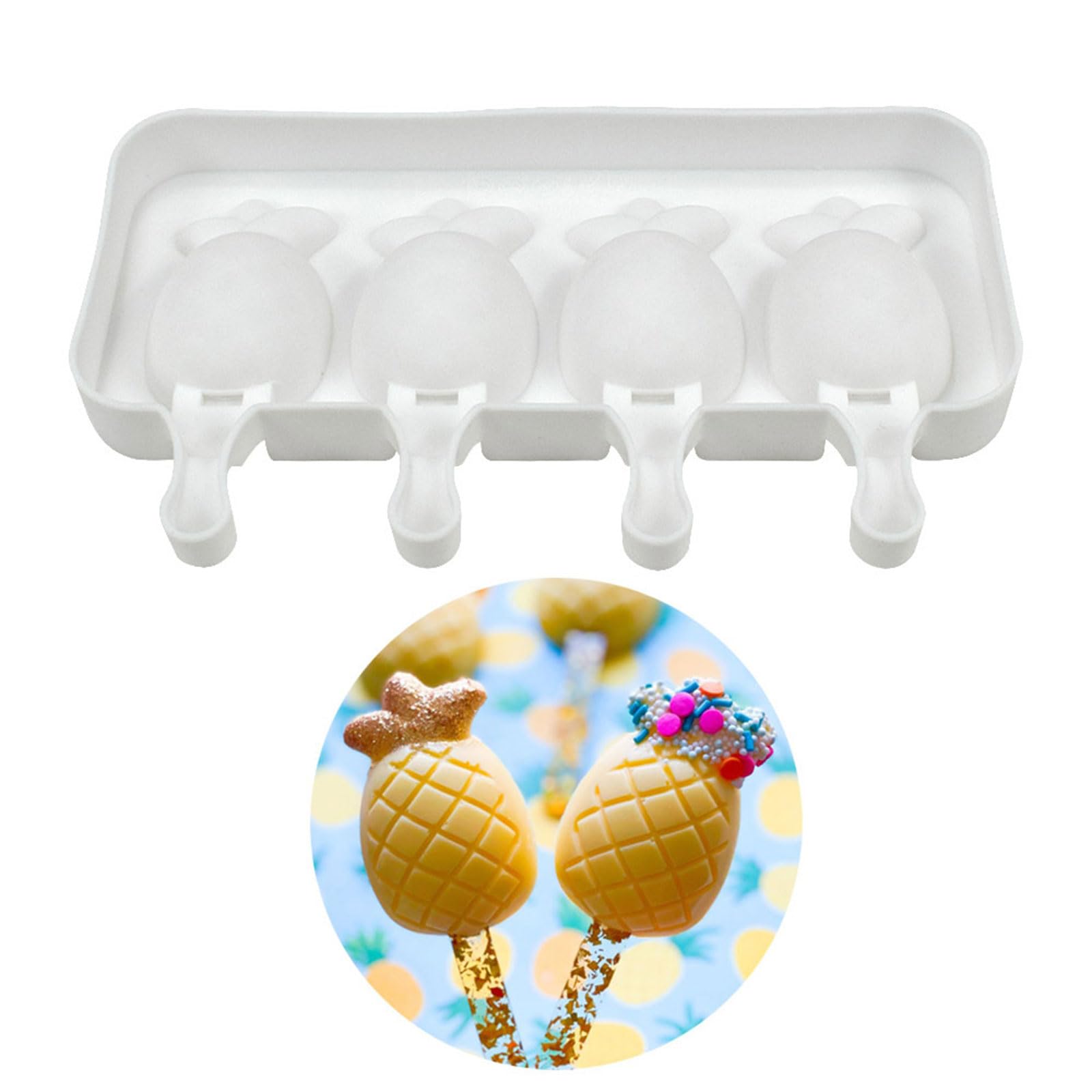 Moldes para polos， Moldes de silicona flexibles for paletas de hielo, juego de moldes for manualidades for uso en la cocina