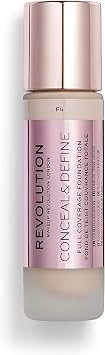 Revolution Beauty London, Conceal and Define, Foundation, F4, 23ml