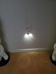 2 Pack - Wall Plate Night Light - Hello Light - LED Night Lights Built ...