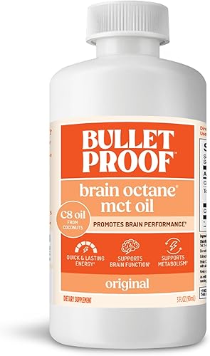 Bulletproof Cerebro Octane Petróleo3oz 100 puro aceite de coco