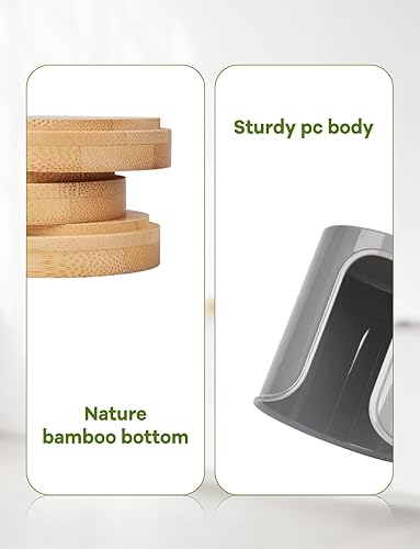 Miniatura 9 de Dispensador de tazas de baño de alta calidad, soporte compacto para tazas Dixie de 3 onzas, dispensador de tazas de enjuague bucal de 3 4 onzas,