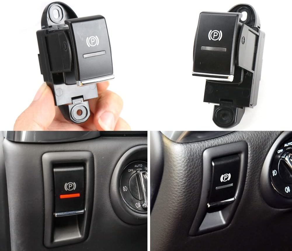 Parking Switch Replacement Car Electronic Handbrake Parking Switch Button Parking Brake Switch Replacement for for Cayanee for 2010-2016