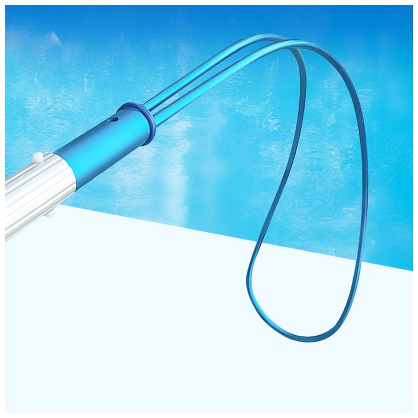 MSHGSKU Telescopic Rescue Hook Pole for Pool Emergency Drowning Prevention, Aluminum Safety Rod for Swimmer Lifesaving