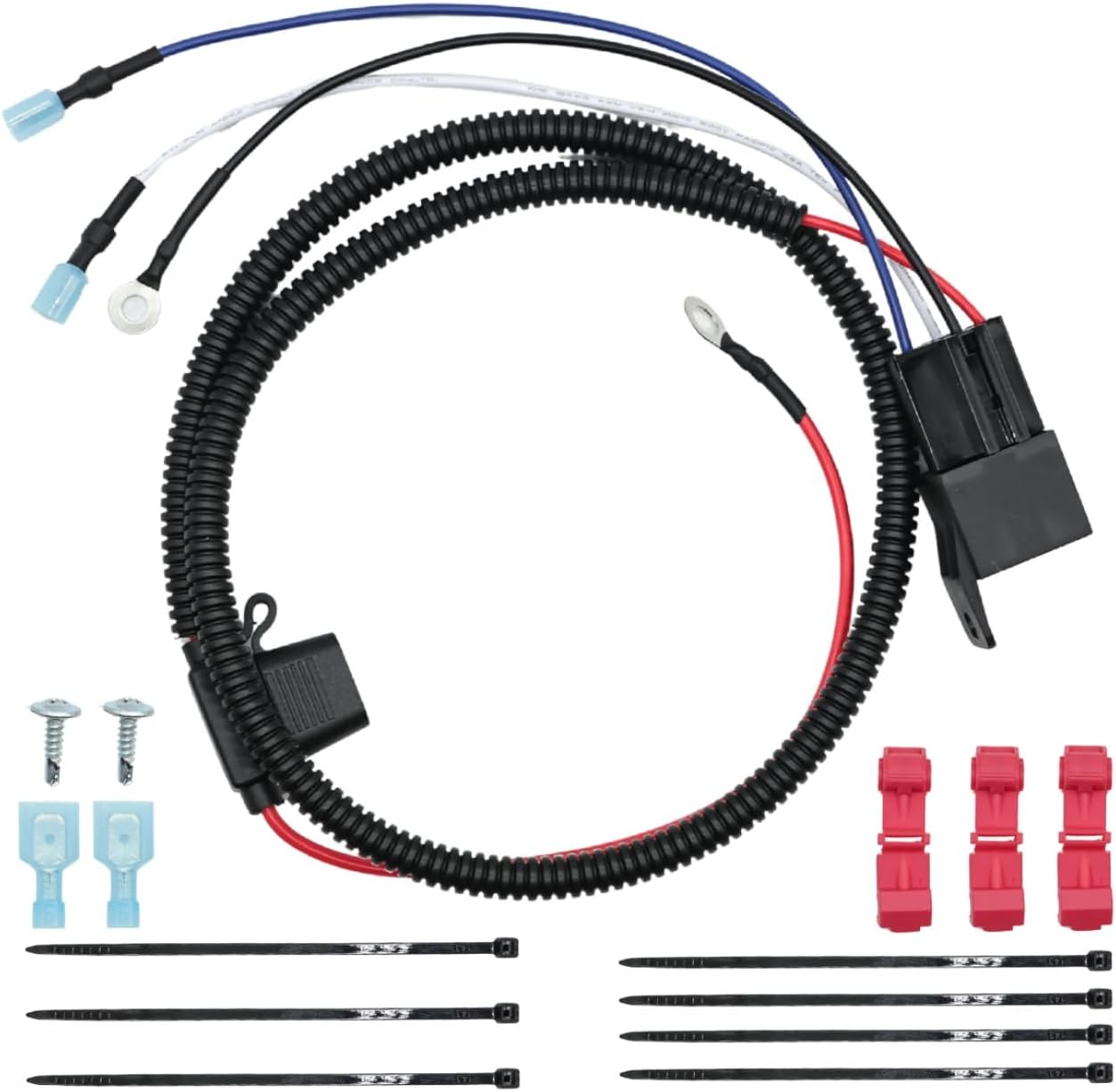 Nakkaa High Low Beam 4 Lights Kits Compatible with 1988-1998 Tahoe Yukon Pick Up Suburban Jimmy Blazer 1988-1998 High Beam Turns Fog Lights Compatible with Truck 1500 2500 02-16