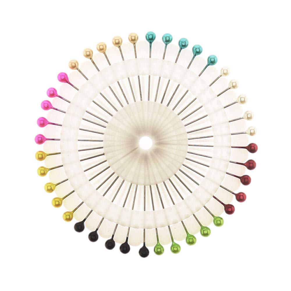 Imaashi™ Pack of 480 Pcs Pearl Head Bell Pins for Sewing Tailoring, Fashion Designing, DIY, Dressmaking, Patchwork, Florist, Decorating, Art and Craft (1) 2