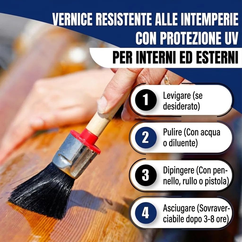 Vernice per barche in vetroresina 2K lucido per GFK, Plastica & Poliestere nero RAL 9005 Lacca da yacht Vernice da yacht per barche (1 L) Hamburger Lack-Profi