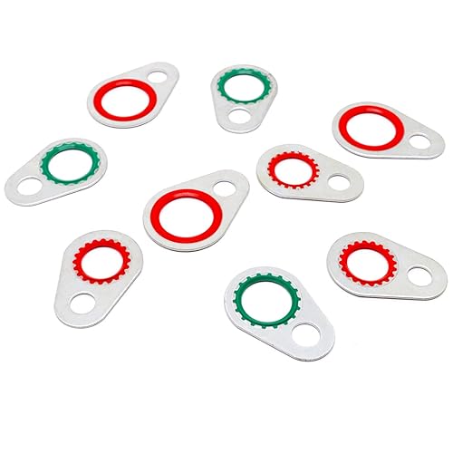 Miniatura 24 de Surtido de 60 juntas de A/C, 15-32241 GM Equipo original Sellos de compresor de CA Sellos automotrices Autocentrados Junta de aire acondicionado