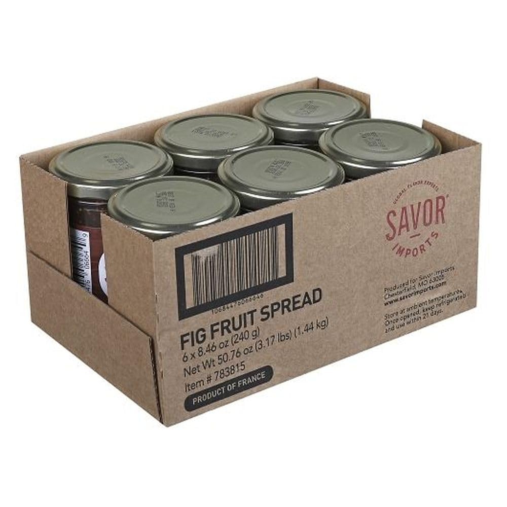 Fig Fruit Spread by Savor Imports – Purple, Pack of 6, Model 783815