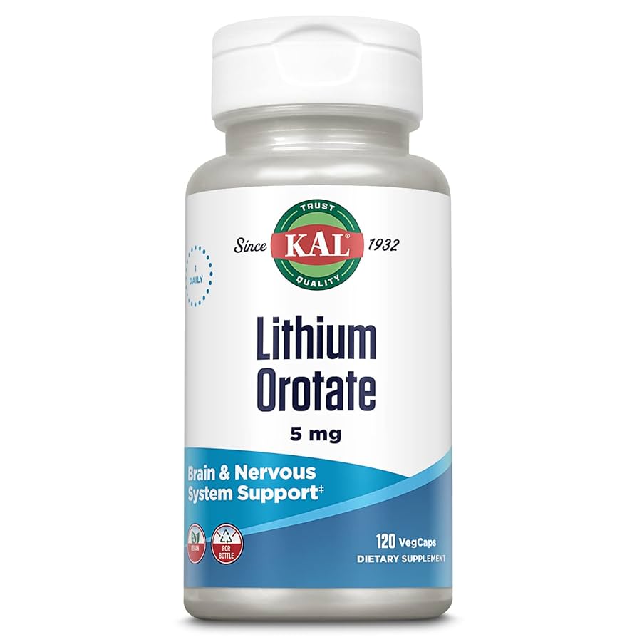 新品未開封　KAL Lithium Orotate 5mg 5本リチウム Amazon.com: KAL Lithium Orotate 5 milligrams | Low Serving