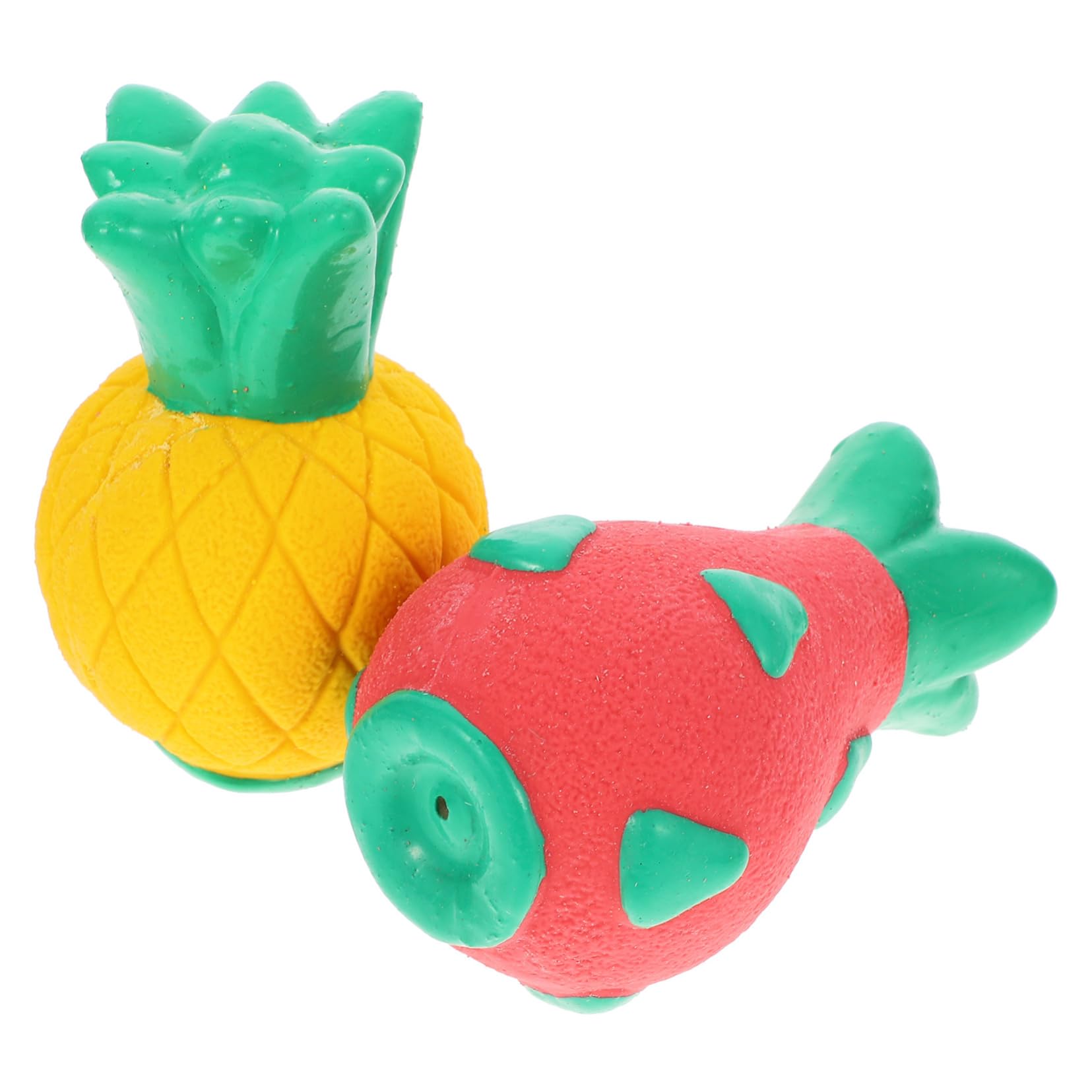 Sosoport 8pièces Jouets à Mâcher pour Chiens Jouets Sonores Molaire Accessoires pour Chiens De Petite Et Moyenne Pineapple Dragon Fruit